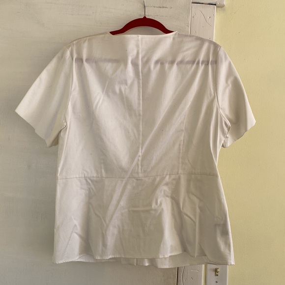 Hugo Boss Beautiful High Quality CottonStretch Logo Buttons Blouse - Picture 5 of 10